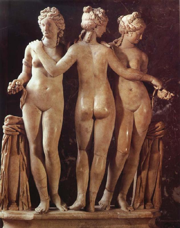 unknow artist The Three Graces oil painting image